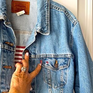 Levi's Vintage Classic Blue Denim truckers Jacket.